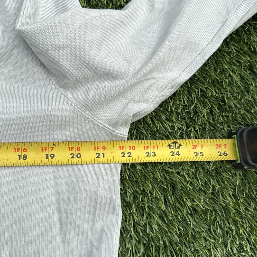 EUC Men's adidas 2023 Player Gray DC United Travel Long Sleeve Polo Size Medium - Picture 6 of 9